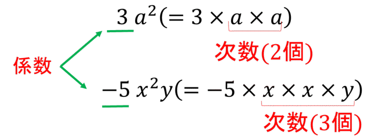 【数と式】単項式・多項式とは～係数・次数・同類項・降べきの順に整理～